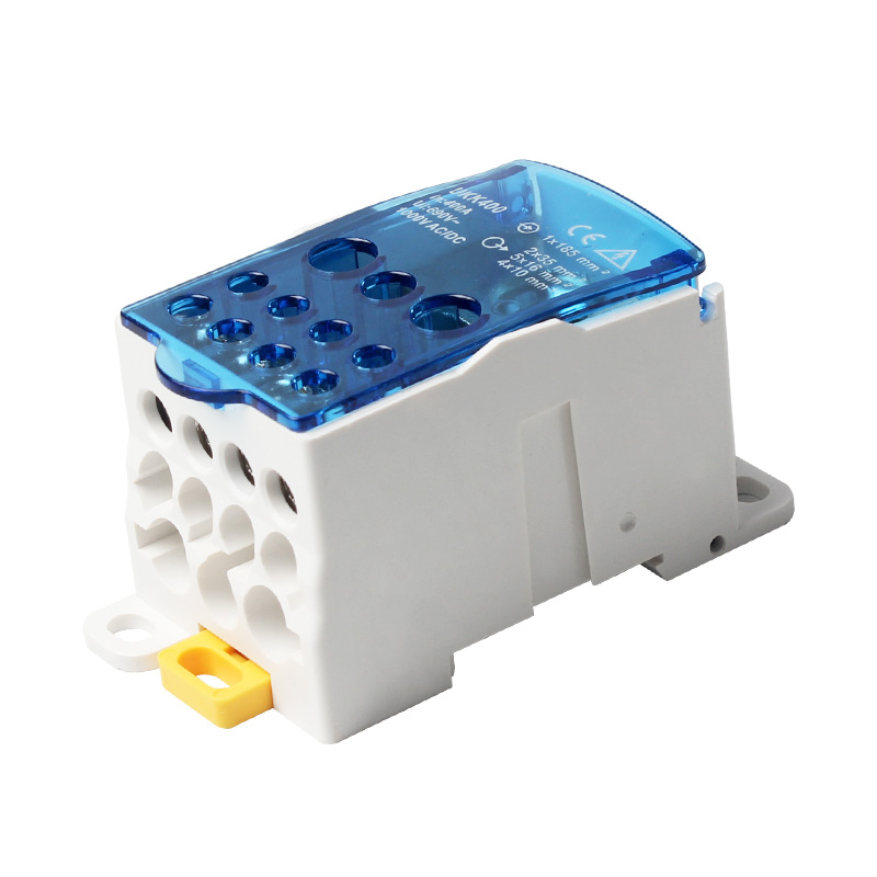 UKK400 400A combined  Din Rail Unipolar Waterproof Junction Box Din Rail Unipolar waterproof junction box terminal blocks