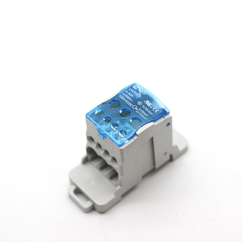 SMICO new UKK 80A DIN Rail Terminal Block for distribution box