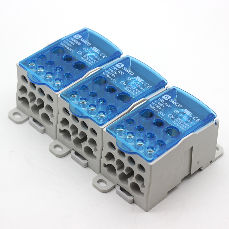 400A Din Rail Distribution Block Junction box UKK type terminal block